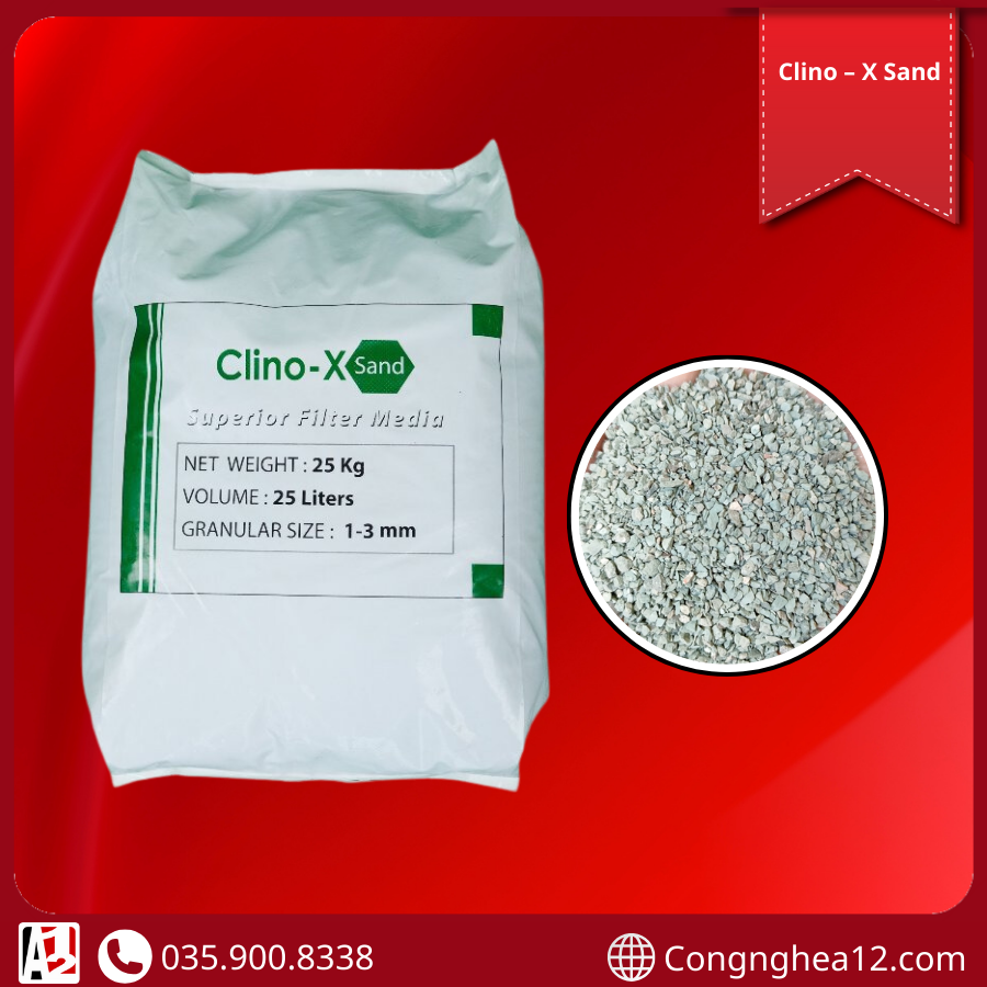 Clino – X Sand khử amoni, sắt, mangan và độ đục